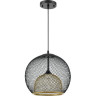 Подвесной светильник LUMION LEONELA 8052/1А SUSPENTIONI LN24 E27 1*60W 220V черный/черный, золото металл/металл 8052/1A